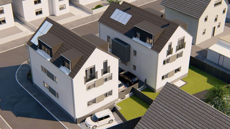 Zwei Wohnhäusern mit 6 WE - awmStudio Architekt