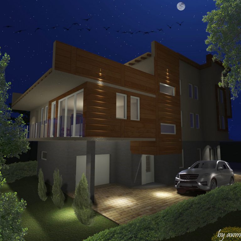 Arztpraxis mit einer Wohnung - awmStudio Architektur